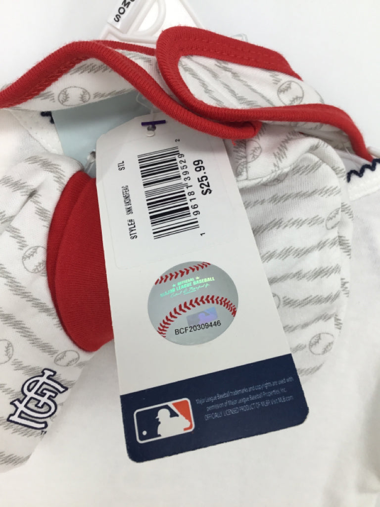 MLB Child Size 6-9 Months Red Outfit - girls