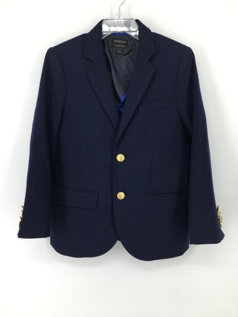 Crewcuts Child Size 6 Navy Solid Blazer - boys