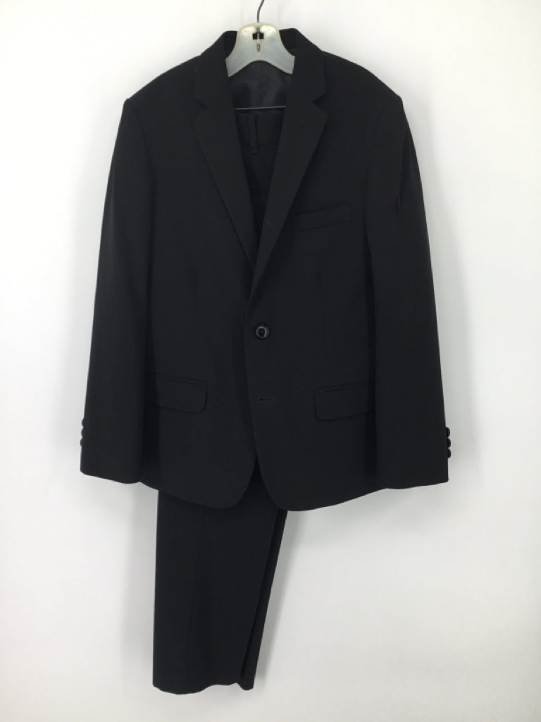 Chaps Child Size 12 Black Solid Suit - boys