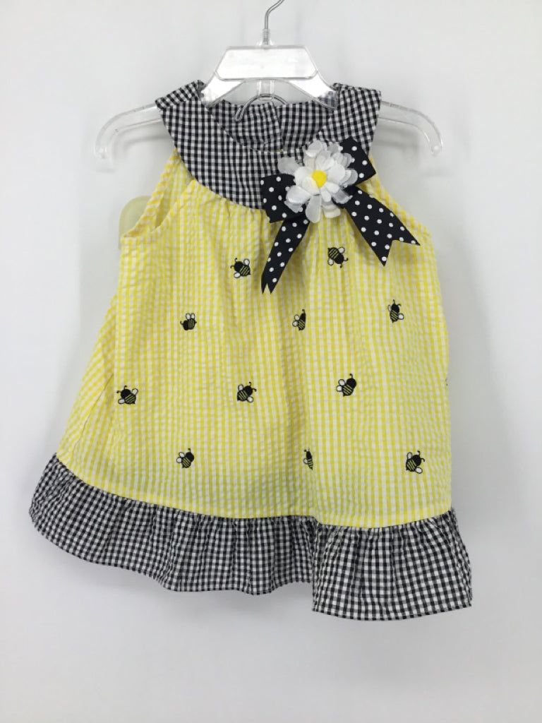Rare Editions Child Size 12 Months Yellow Dress - girls