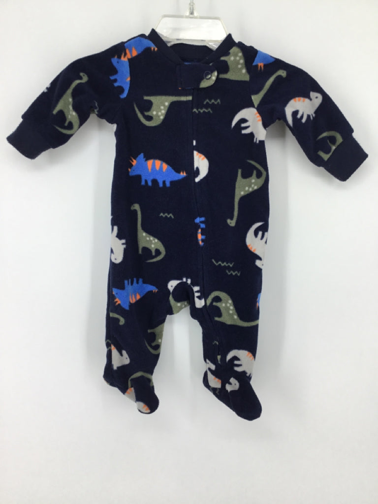 Simple Joys made by Carters Child Size Newborn Navy Sleepers