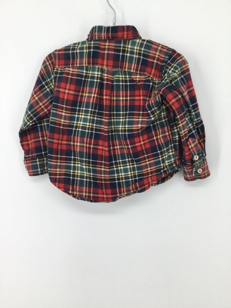Ralph Lauren Child Size 18 Months Multi-Color Plaid Shirt - boys