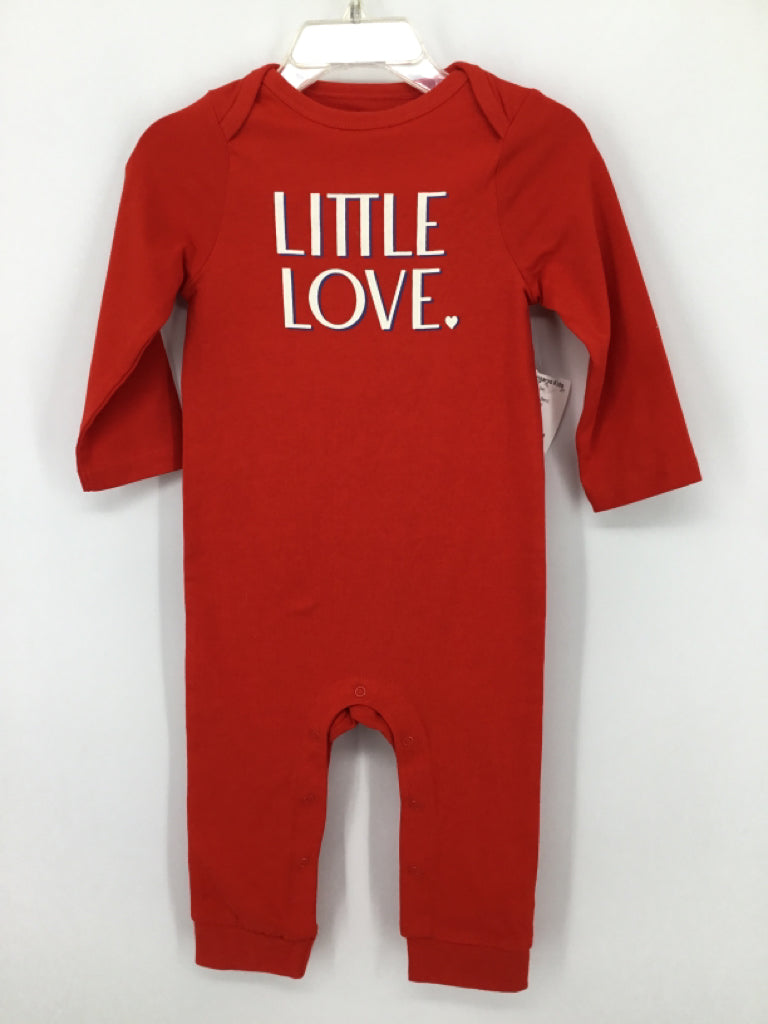 Cat & Jack Child Size 12 Months Red Valentine's Day Outfit