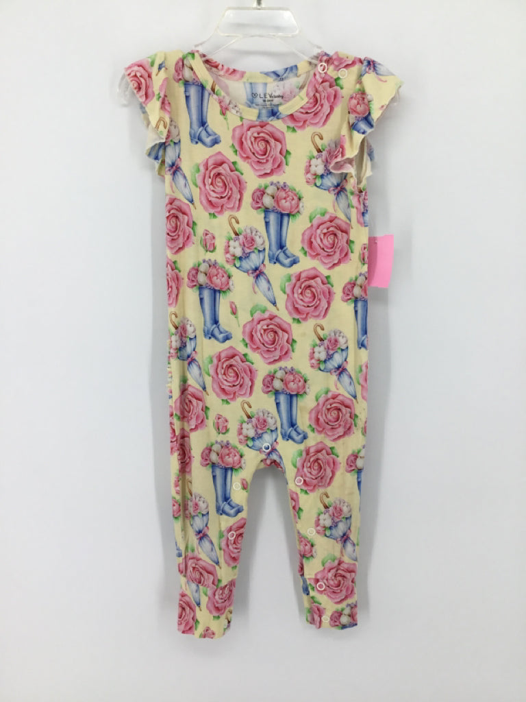 Lev Baby Child Size 18-24 Months Yellow Outfit - girls
