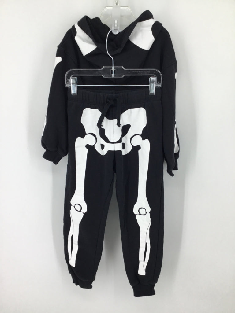 H & M Child Size 5 Black Halloween Outfit
