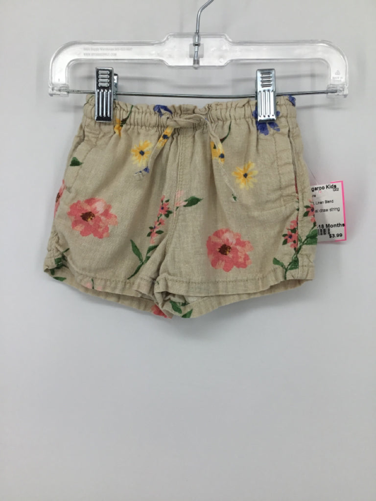 Old Navy Child Size 12-18 Months Tan Shorts - girls