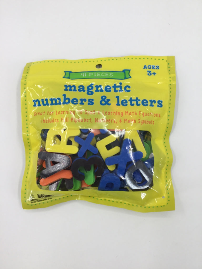 Magnetic Numbers & Letters 41 pcs