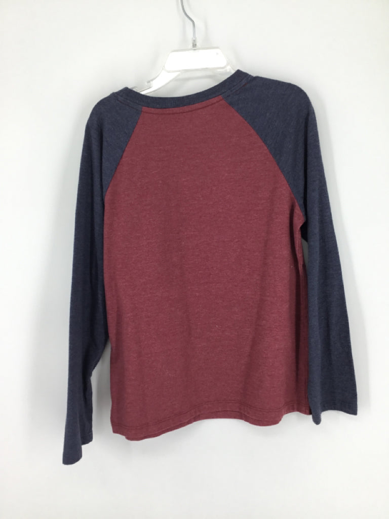 Cat & Jack Child Size 6 Burgundy Thanksgiving T-Shirt