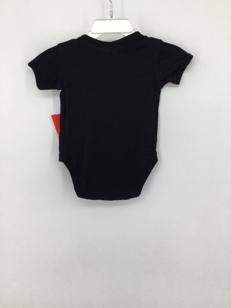 Outer Child Size 0-3 Months Black Onesie