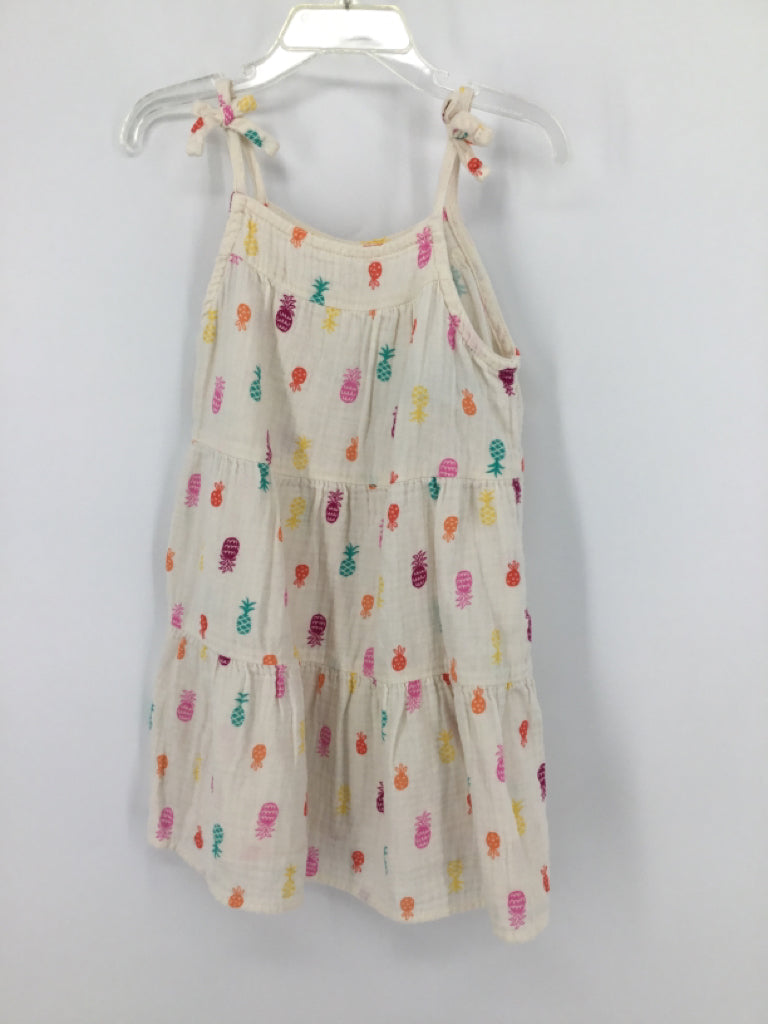 Cat & Jack Child Size 4 Cream Dress - girls