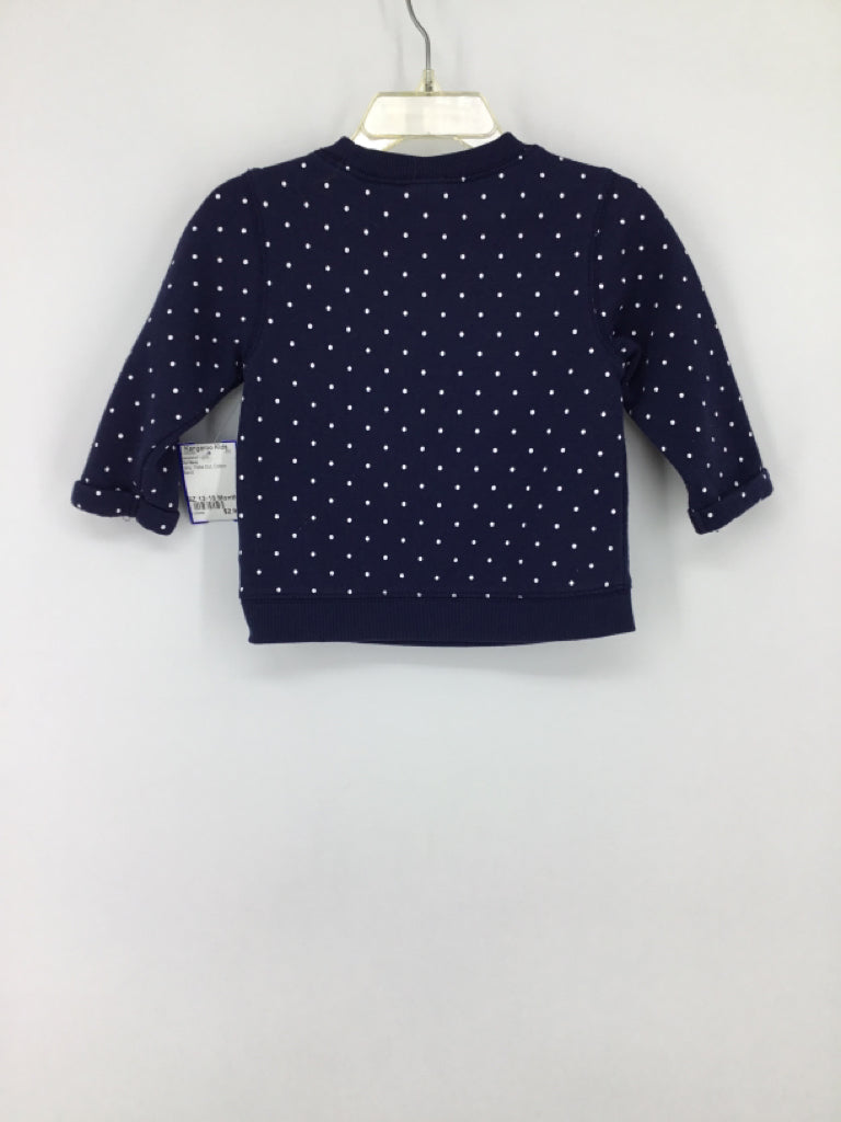 Old Navy Child Size 12-18 Months Navy Sweatshirt - girls