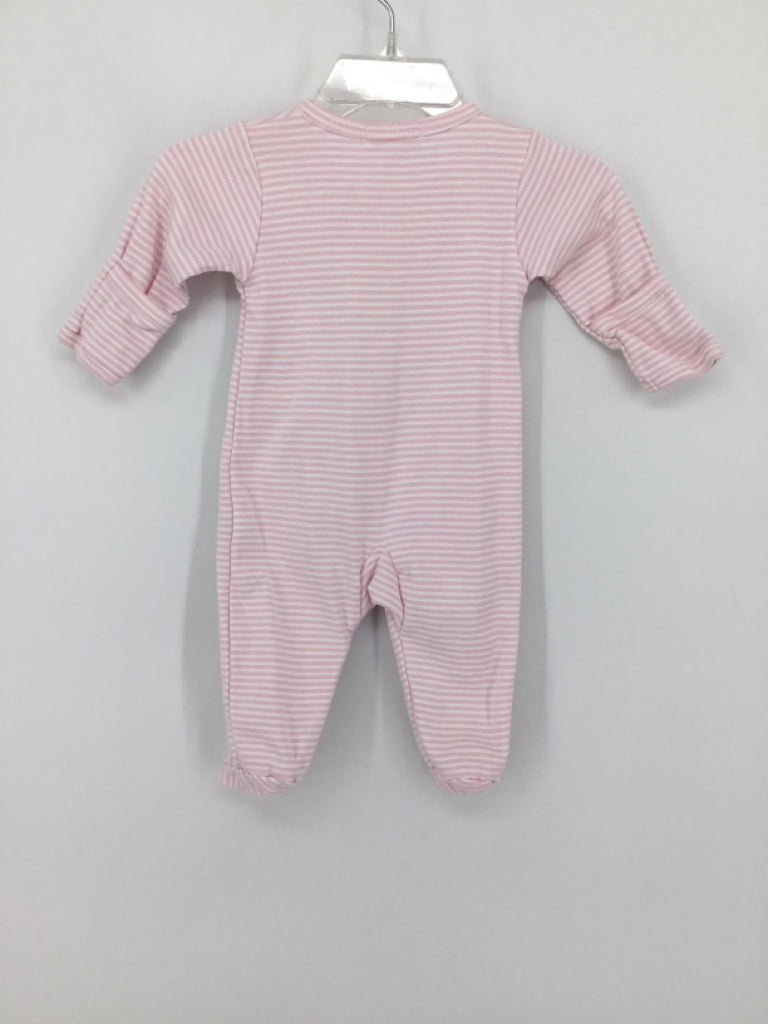 Kissy Kissy Child Size 0-3 Months Pink Sleepers
