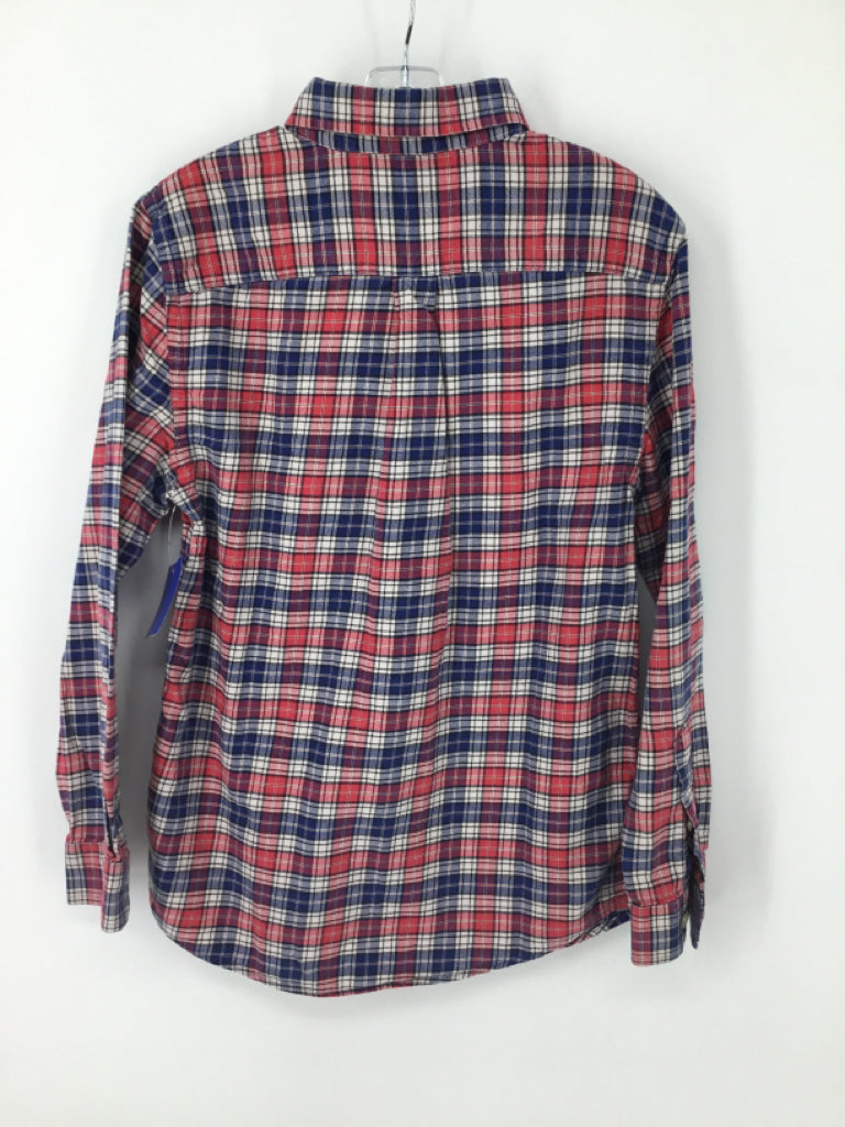 vineyard vines Child Size 8 Red Plaid Shirt - boys