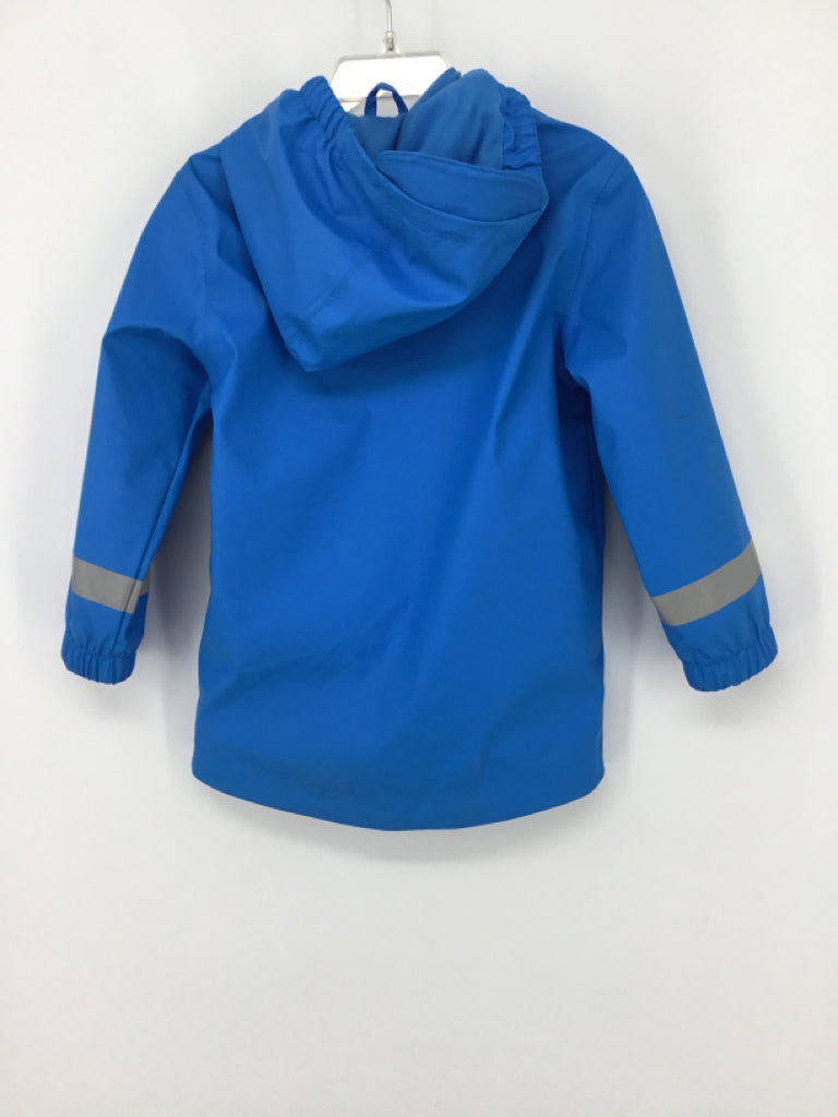 Cat & Jack Child Size 3 Blue Solid Raincoat - boys