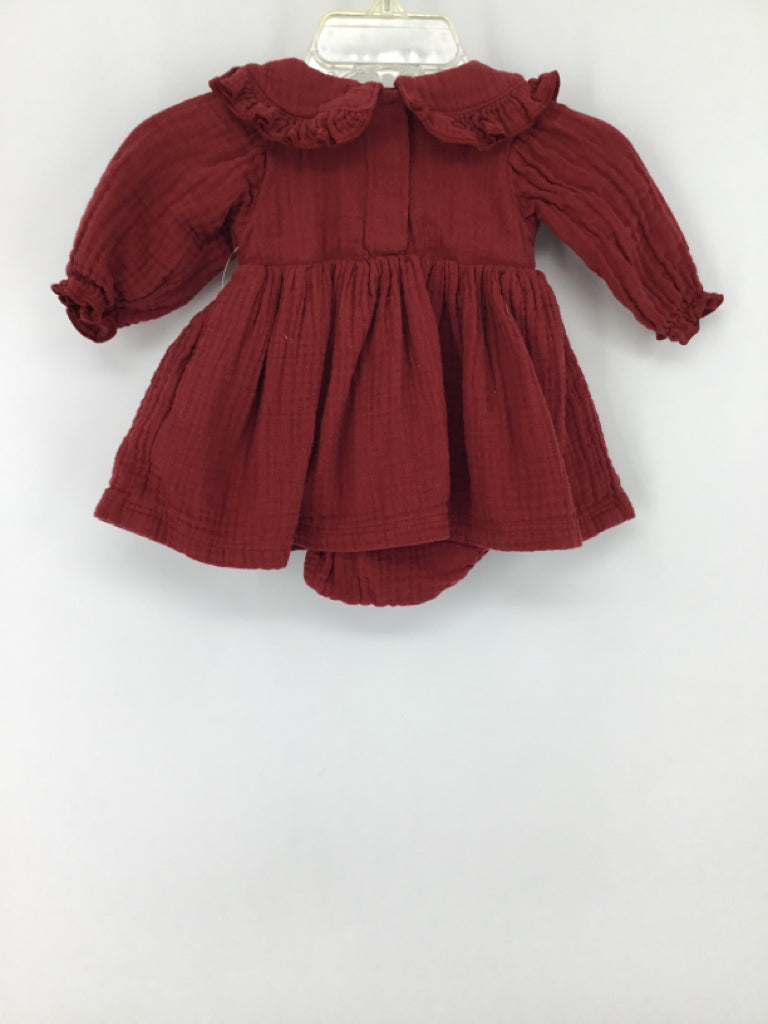H & M Child Size Preemie Red Outfit - girls