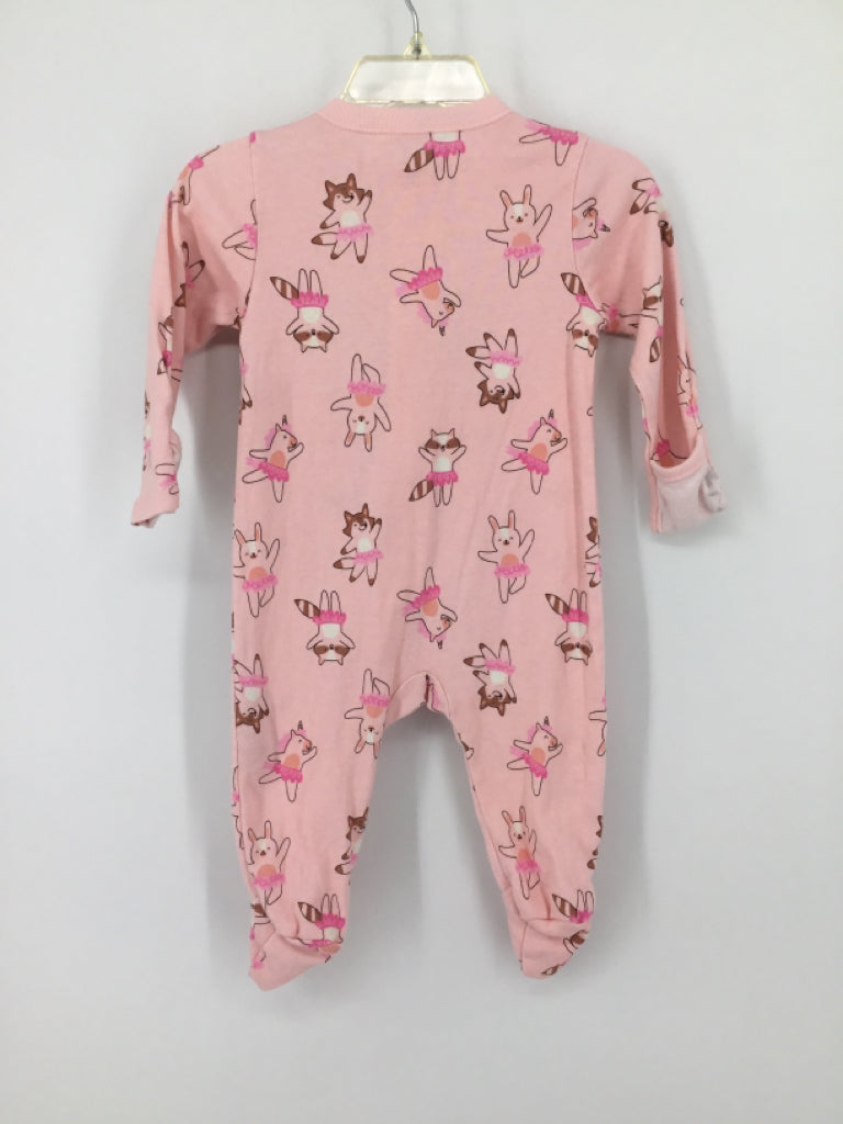 Old Navy Child Size 6-9 Months Pink Sleepers