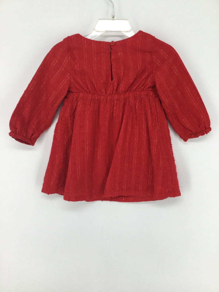 Old Navy Child Size 6-12 Months Red Dress - girls