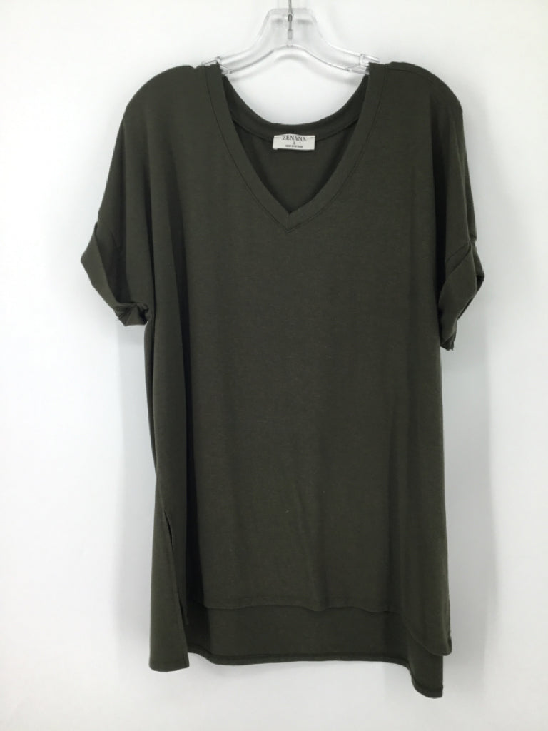 Zenana Size L Poly Blend Top