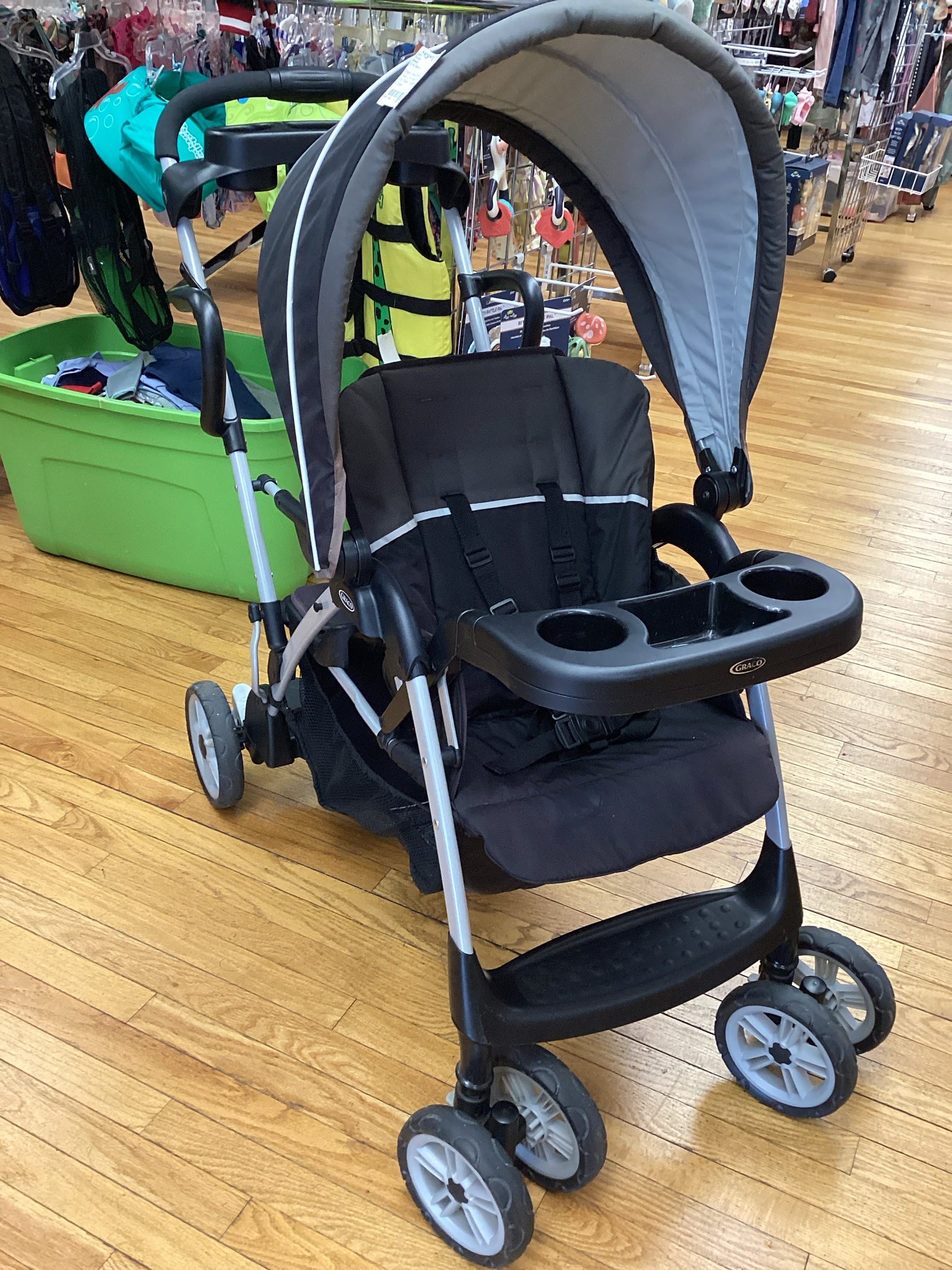 Graco RoomFor2 Click Connect Stand and Ride Double Stroller