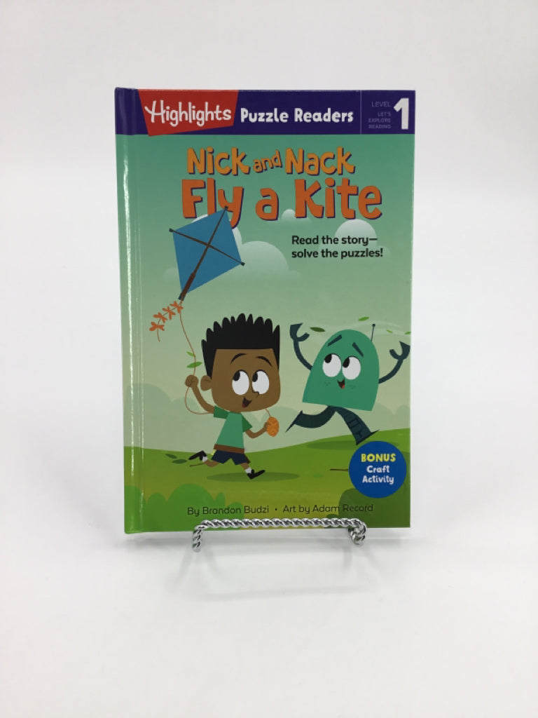 Highlights Nick & Nack Fly a Kite Level1 Puzzle Ready Hardcover Book