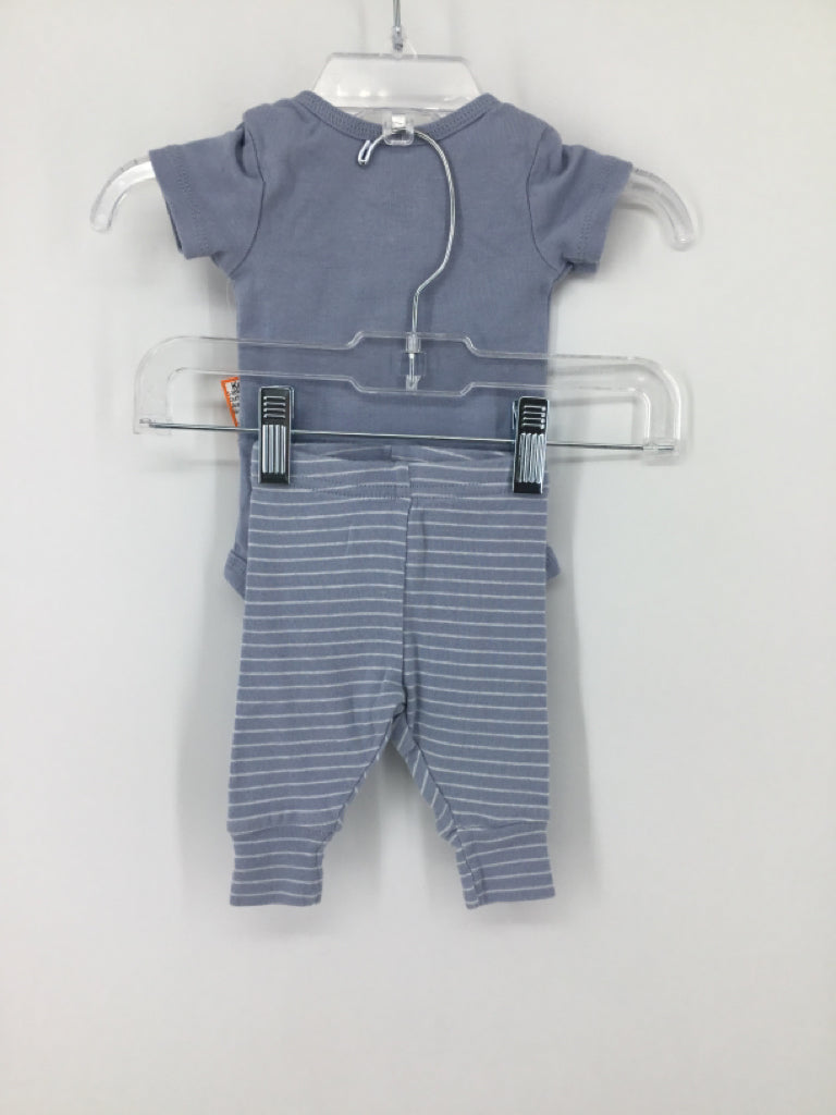 Just One You Made by Carters Child Size Newborn Blue Embellished Outfit - boys