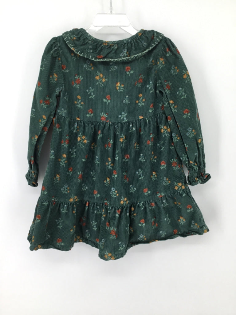 Little Co Child Size 3 Green Dress - girls