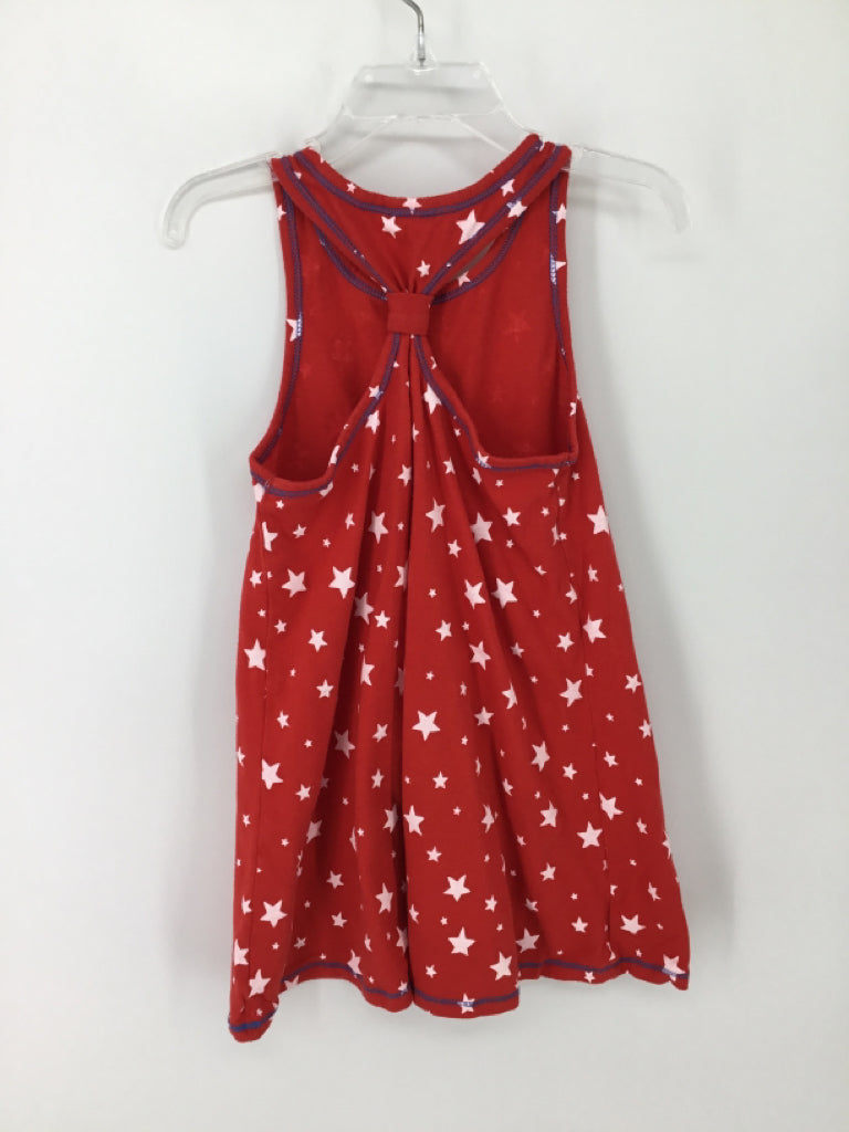 Cat & Jack Child Size 5 Red Stars & Stripes Dress
