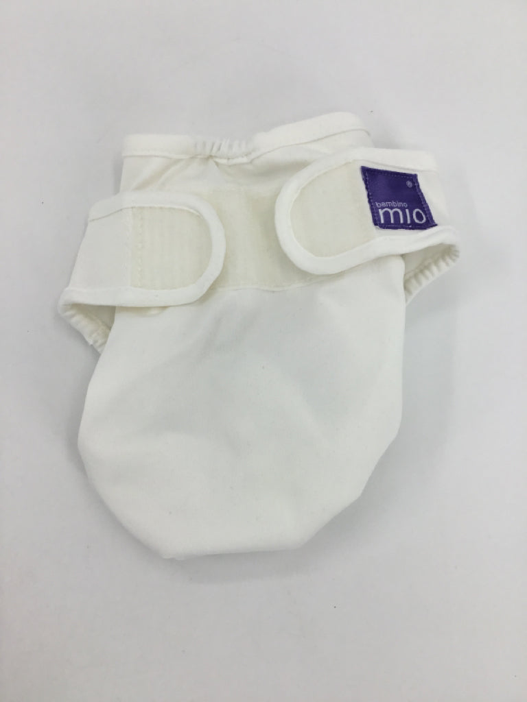 Bambino Mio Child Size TWO White Solid Cover Cloth Diaper