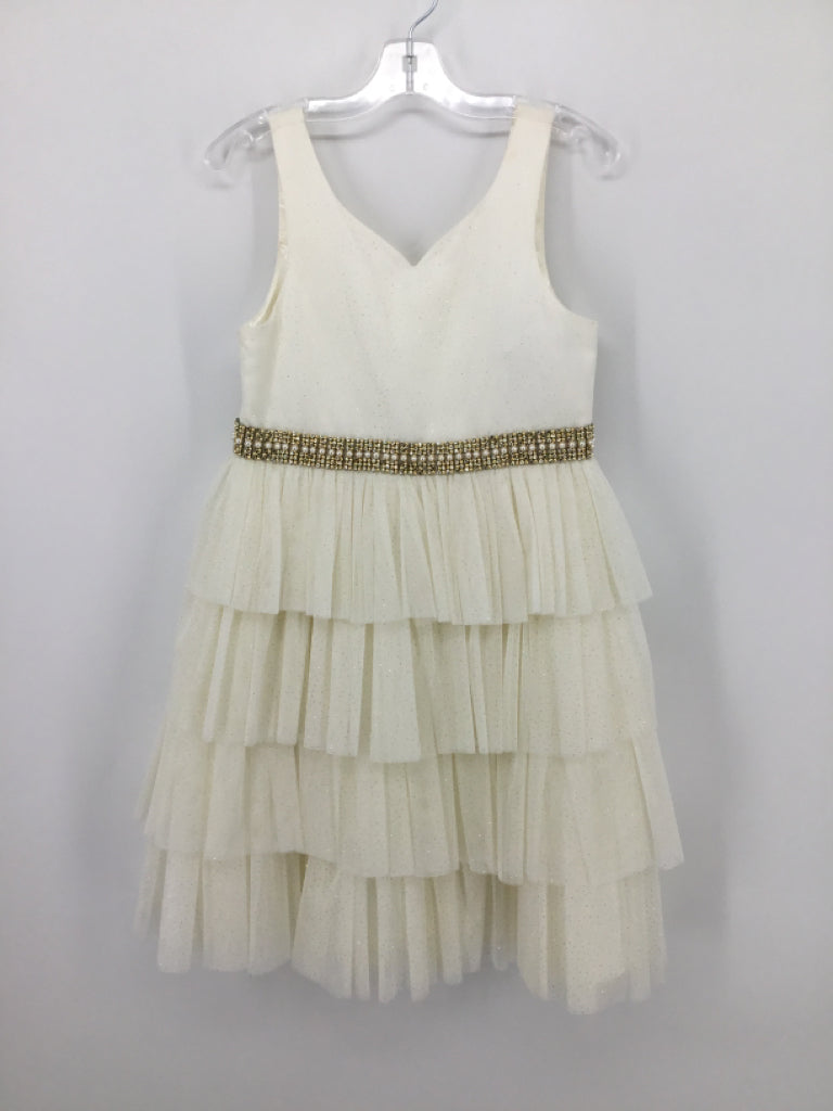 American Princess Child Size 8 Cream Dress - girls