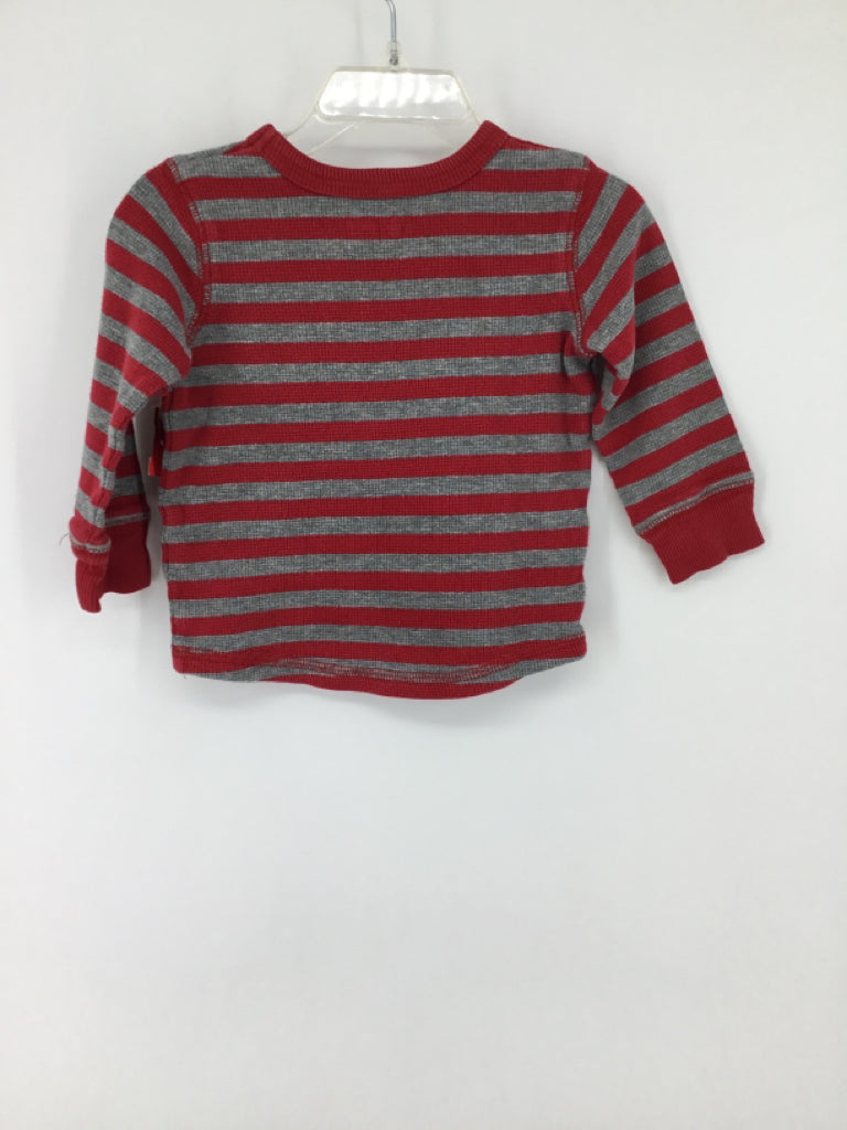 jumping beans Child Size 18 Months Red Stripe T-shirt - boys