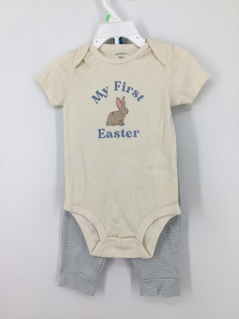 Carter's Child Size 18 Months Tan Easter Outfit
