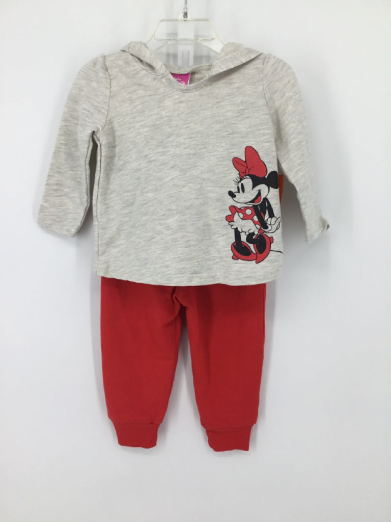 Disney Child Size 12 Months Red Outfit - girls