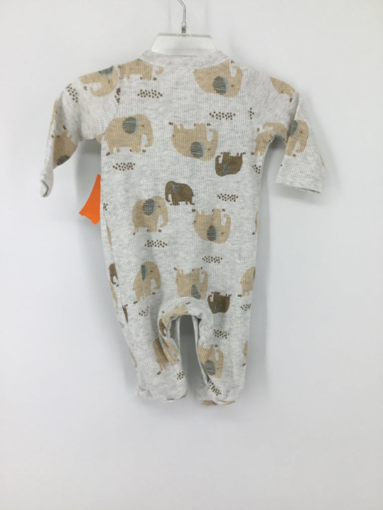 Carter's Child Size 3 Months Gray Sleepers