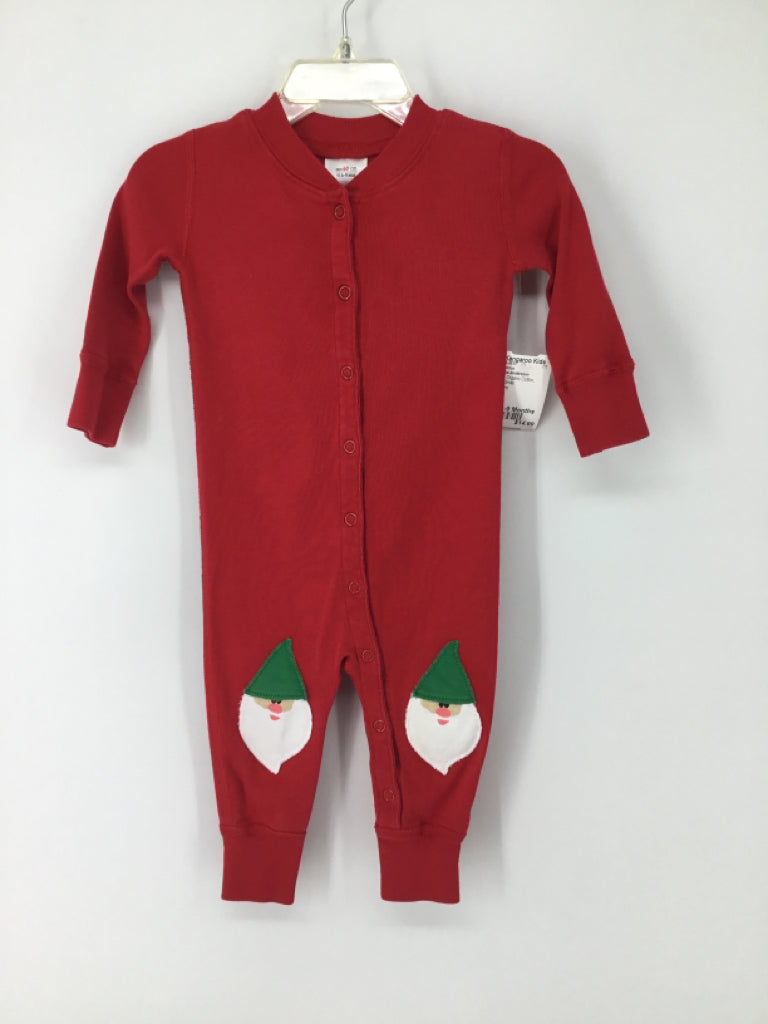Hanna Andersson Child Size 6-9 Months Red Christmas Pajamas