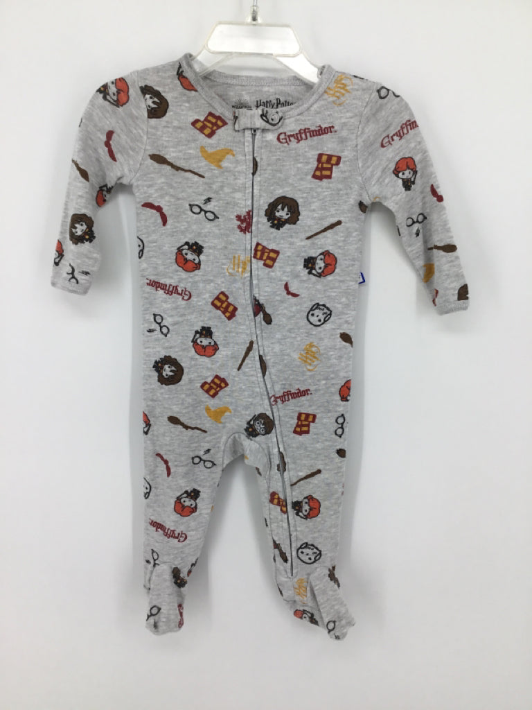 Harry Potter Child Size 3-6 Months Gray Sleepers