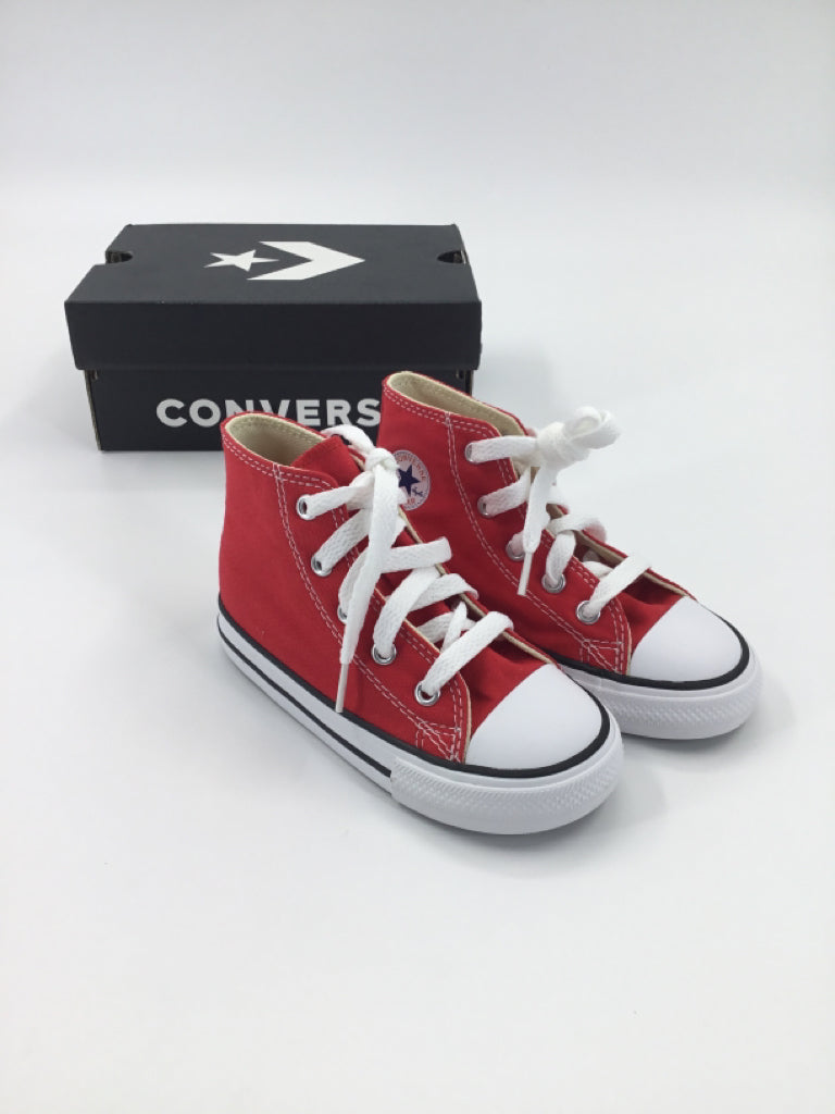 Converse Child Size 8 Toddler Red Sneakers