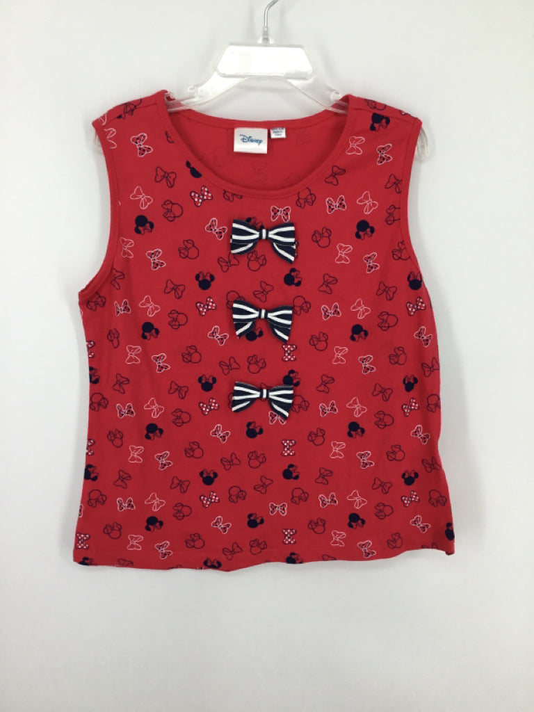 Disney Child Size 10 Red Stars & Stripes Tank Top