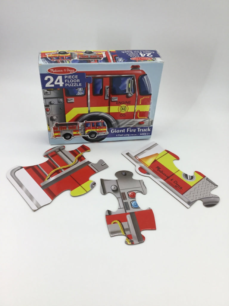 Melissa & Doug Giant Fire Truck Floor Puzzle