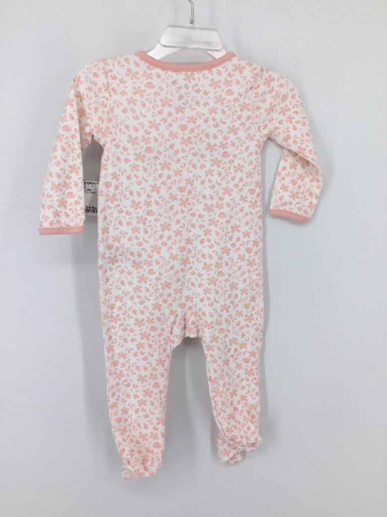 Child of Mine Child Size 6-9 Months Pink Sleepers
