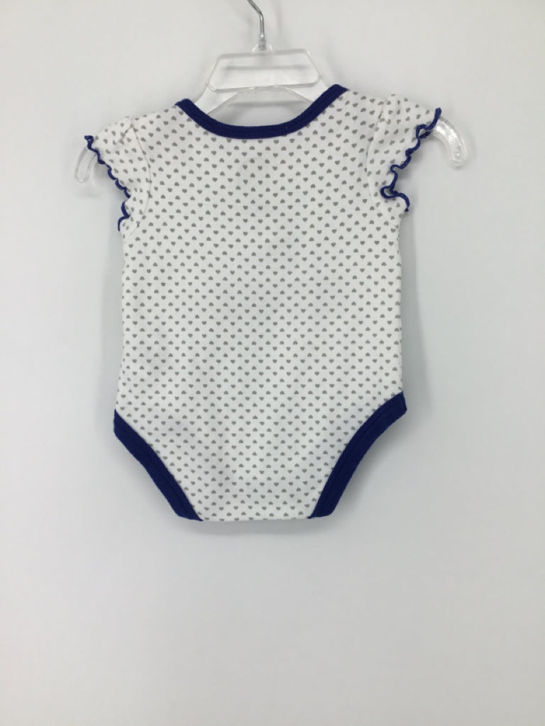 NHL Child Size 0-3 Months Blue Onesie