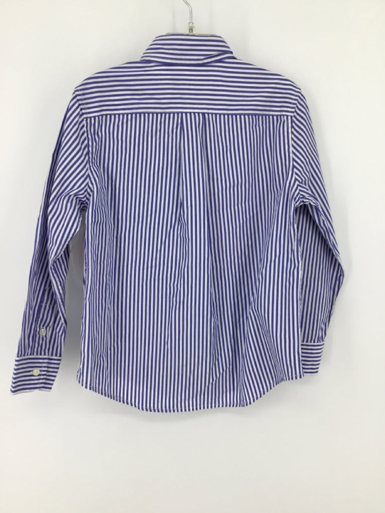 Ralph Lauren Child Size 5 Blue Stripe Shirt - boys