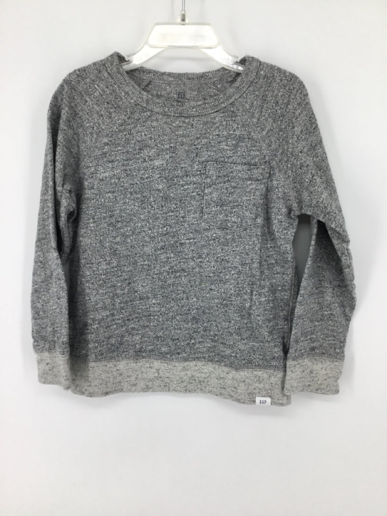 Baby Gap Child Size 6 Gray Marbled Shirt - boys