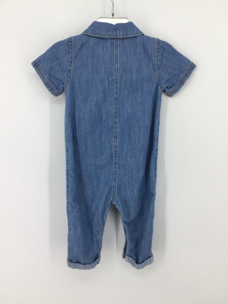 Old Navy Child Size 6-12 Months Blue Solid Outfit - boys