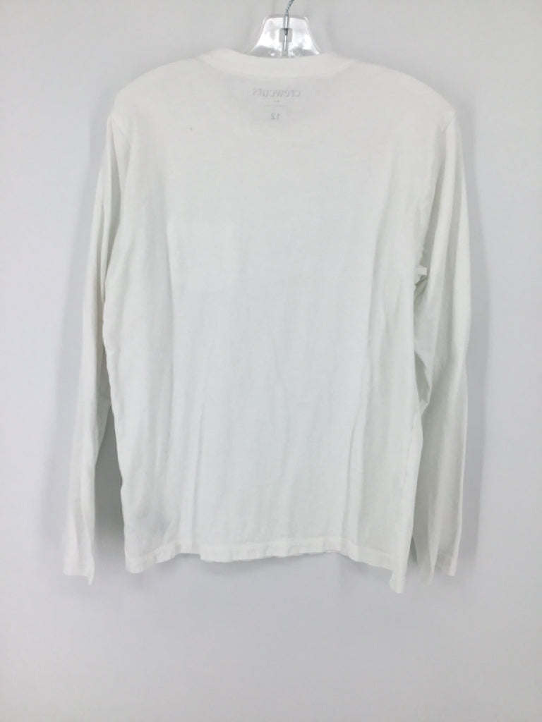 Crewcuts Child Size 12 White Solid T-shirt - boys