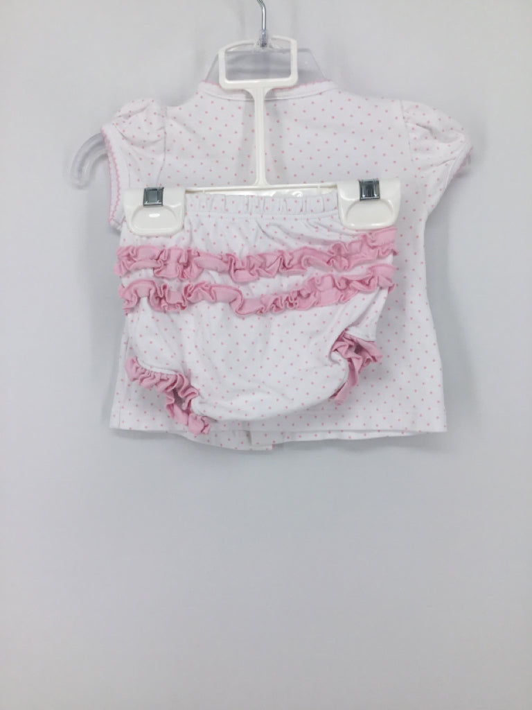 Magnolia Baby Child Size 6 Months White Outfit - girls