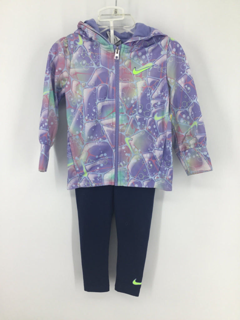 Nike Child Size 18 Months Purple Outfit - girls
