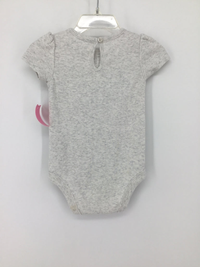 Carter's Child Size 12 Months Gray Onesie