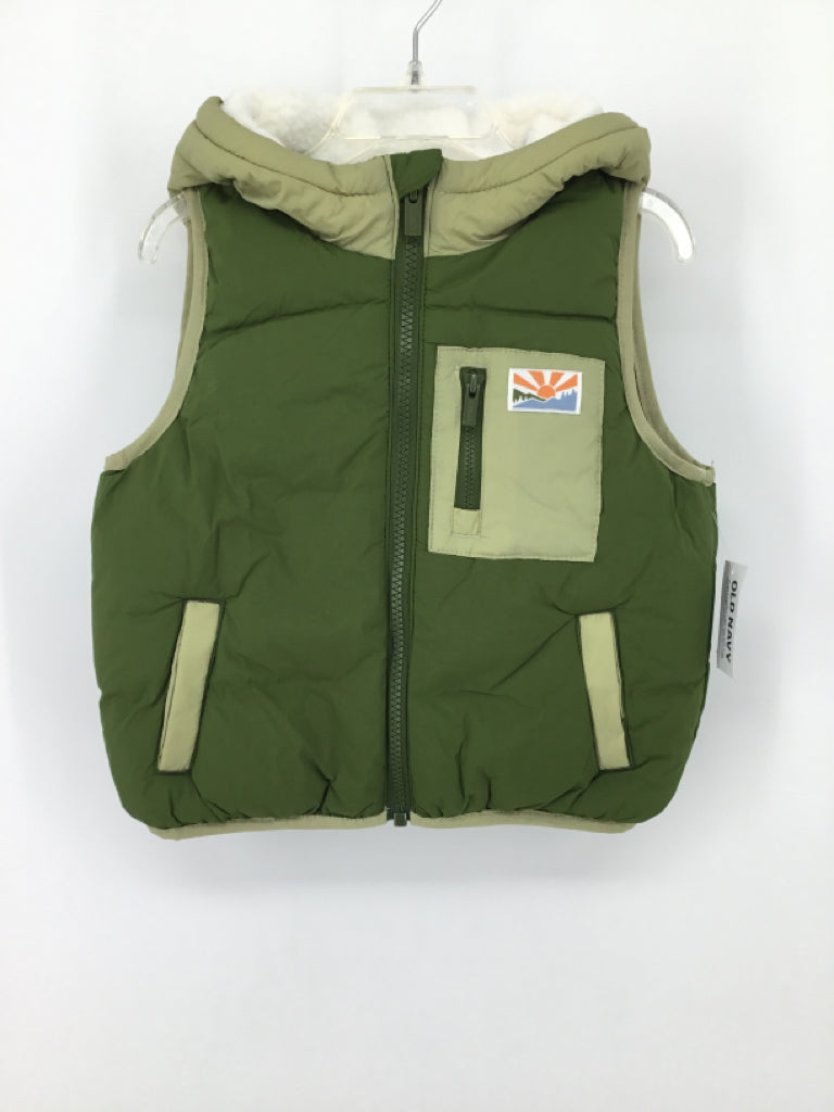 Old Navy Child Size 2 Green Solid Outerwear - boys