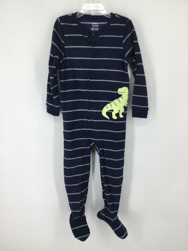 Carter's Child Size 4 Navy Sleepers