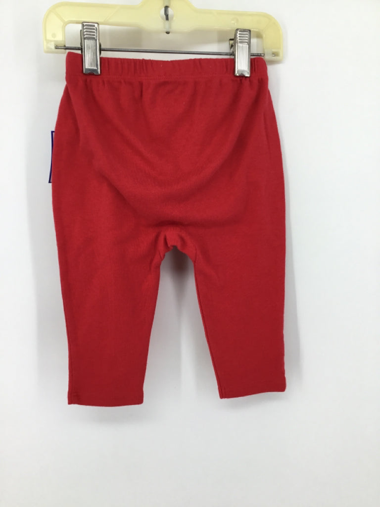 jumping beans Child Size 12 Months Red Solid Pants - boys